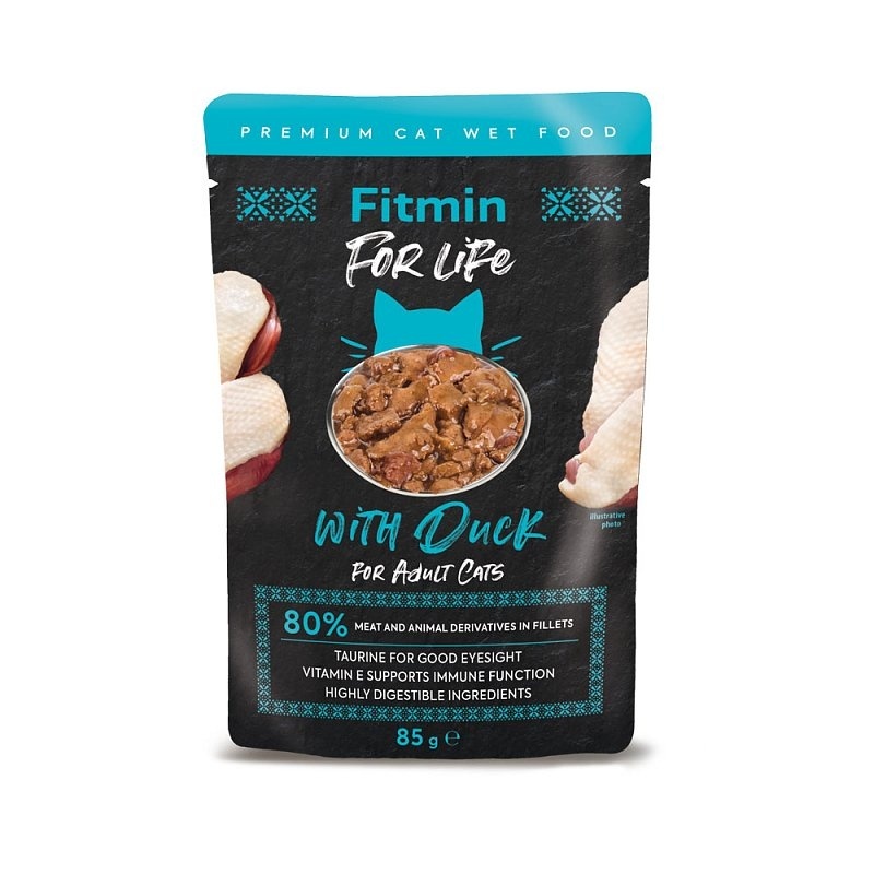 Fitmin For Life kaczka w sosie adult 85 g