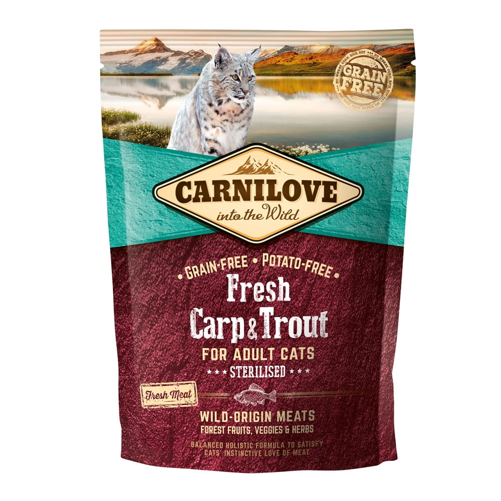 Carnilove Fresh Sterilised karp, pstrąg adult 400 g
