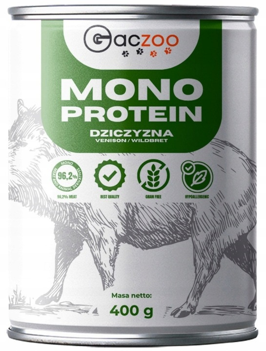 Gaczoo Mono Protein dzik 400 g