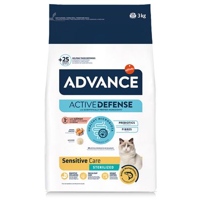 Advance Active Defense Sensitive Sterilised adult 3 kg × 2