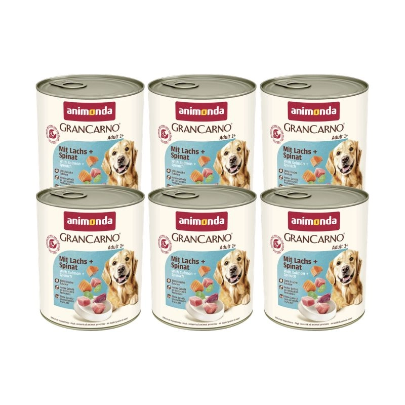 Animonda GranCarno łosoś ze szpinakiem adult 800 g × 6