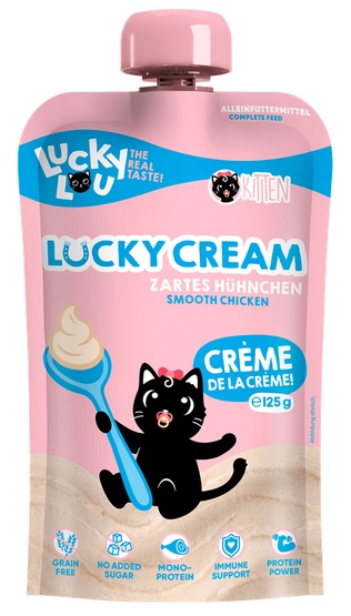 Lucky Lou Lucky Cream kurczak kitten 125 g