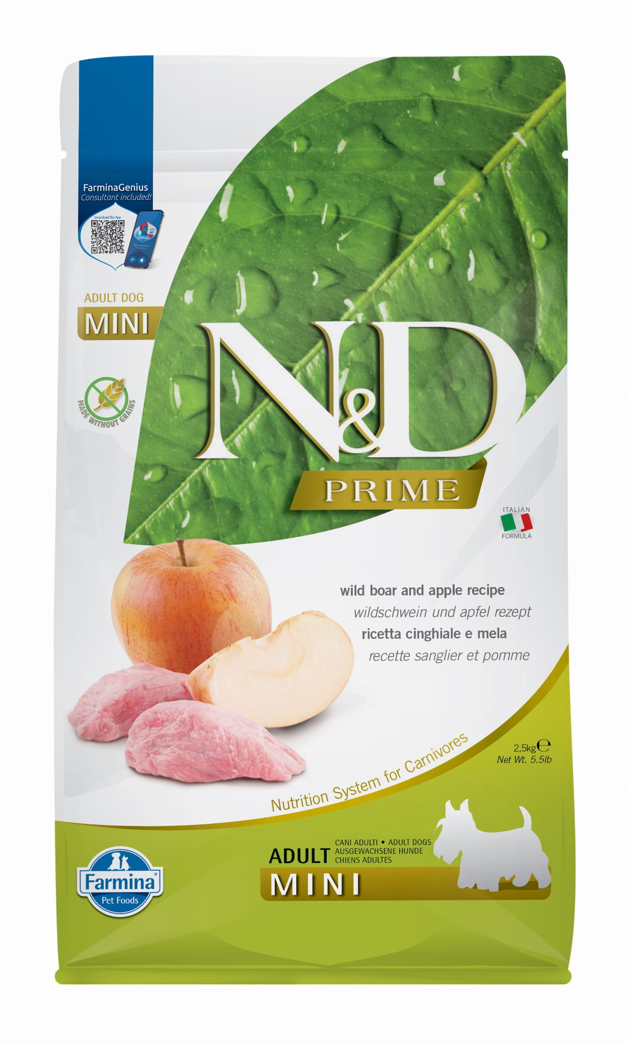 Farmina N&D Prime dziczyzna adult małe rasy 2,5 kg