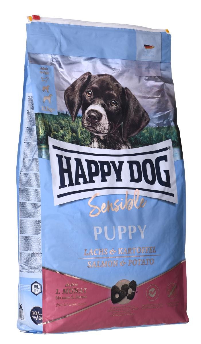 Happy Dog Sensible łosoś z ziemniakiem puppy 10 kg