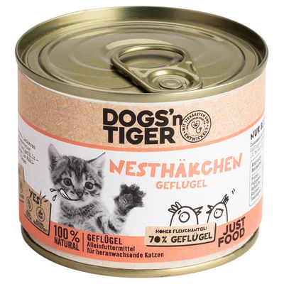 Dogs'n Tiger drób junior 200 g × 6