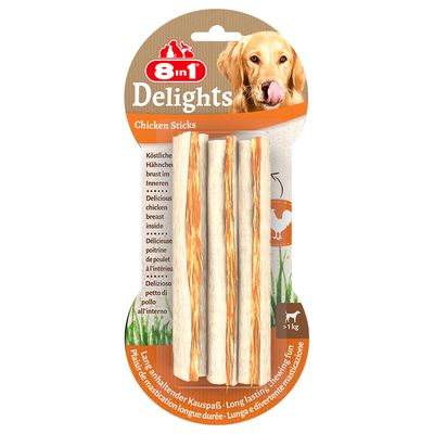 8in1 Delights kurczak adult małe rasy 25 g × 3