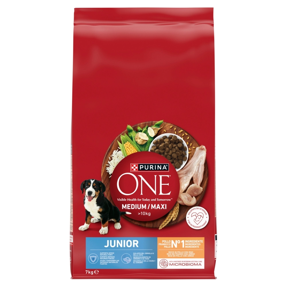 Purina One kurczak z ryżem junior średnie i duże rasy 7 kg