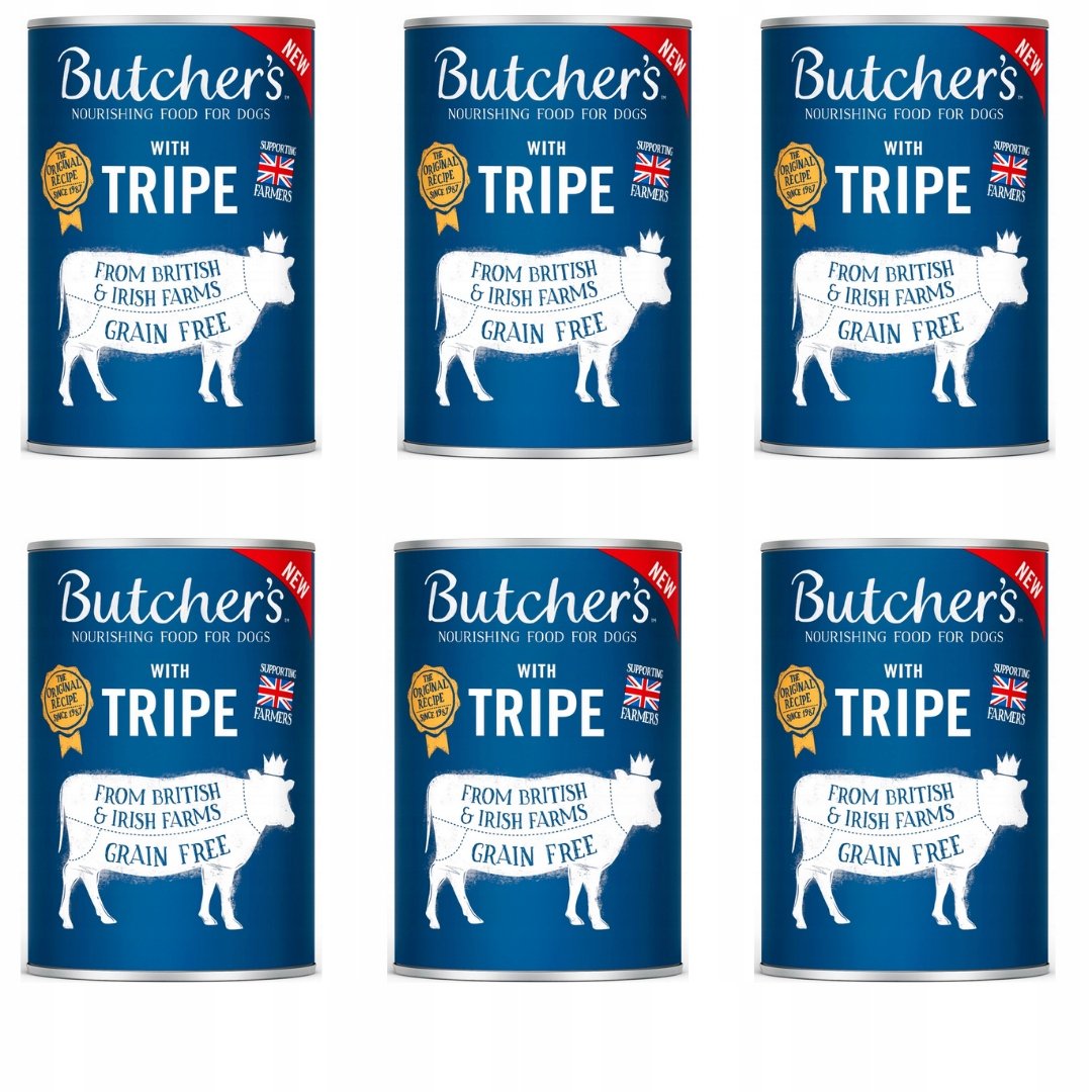 Butcher's Original żwacz wołowy 400 g × 6