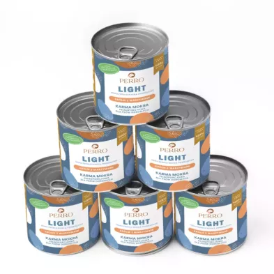 Perro Light królik, warzywa adult 400 g × 6