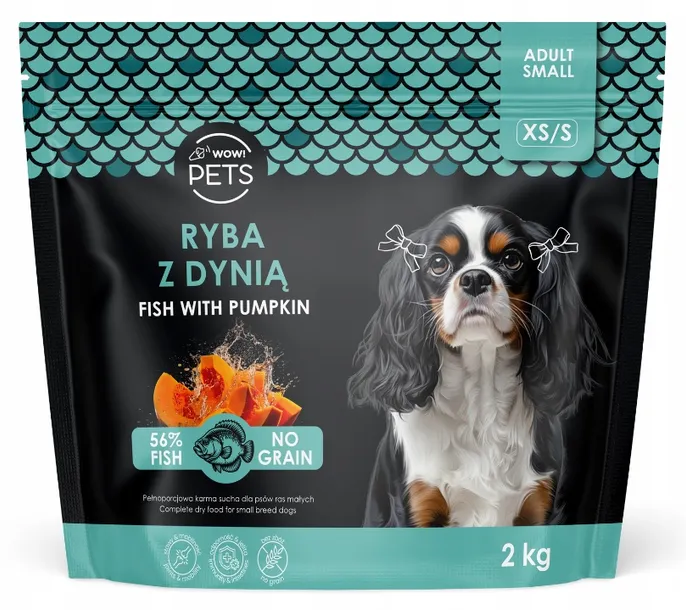 WOW!PETS ryba adult małe rasy 2 kg