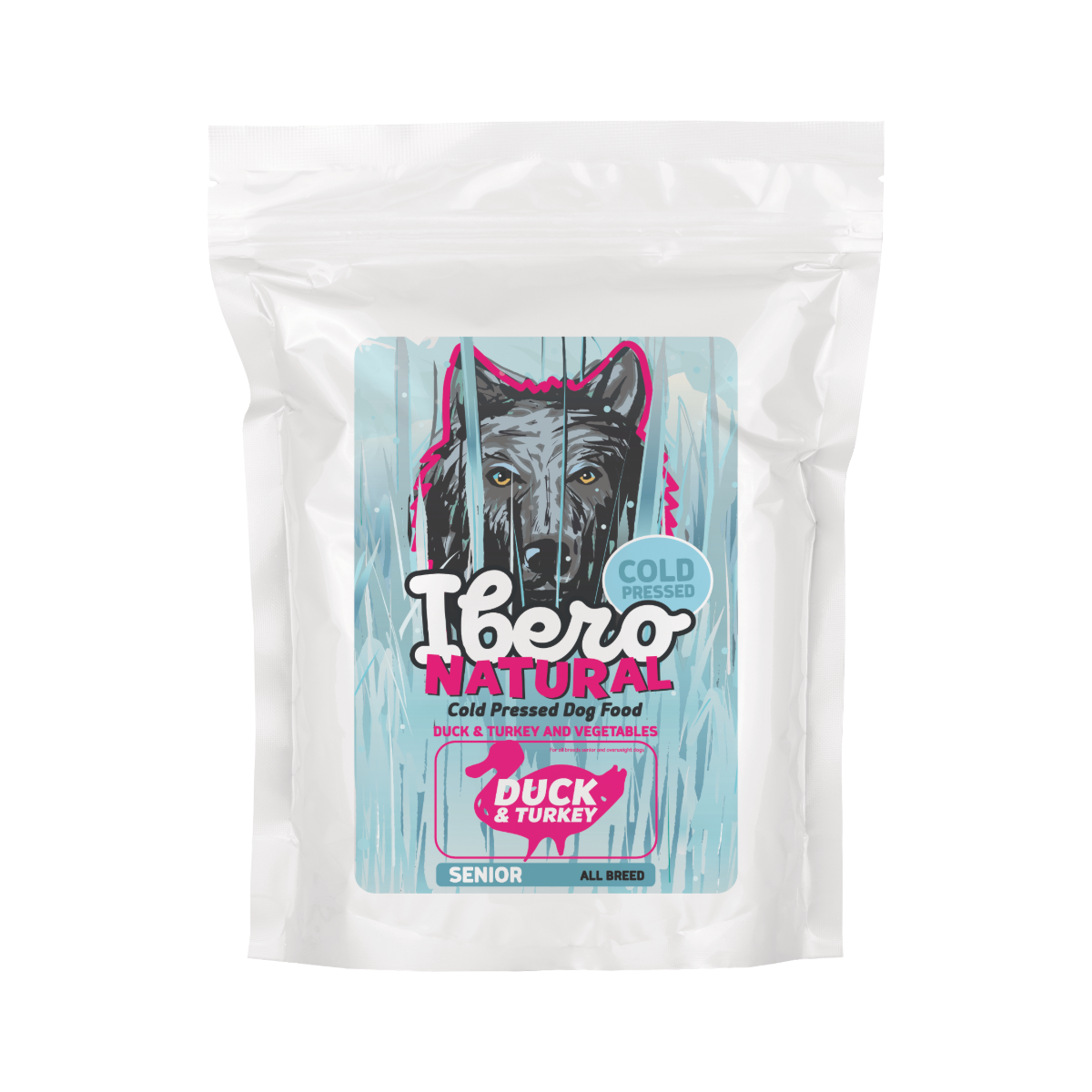 Ibero Cold Press indyk, kaczka senior 3 kg