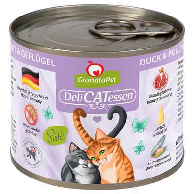 GranataPet DeliCatessen Sensitive drób, kaczka pasztet 200 g × 6