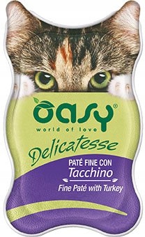 Oasy Delicatesse indyk pasztet adult 85 g