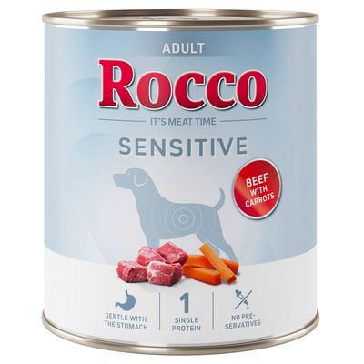 Rocco Sensitive wołowina adult 800 g × 6