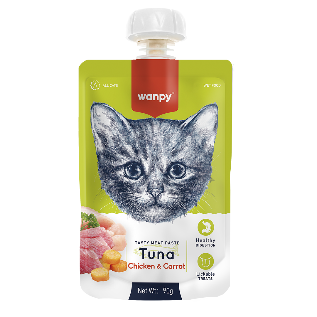 Wanpy kurczak, tuńczyk z marchewką pasta 90 g