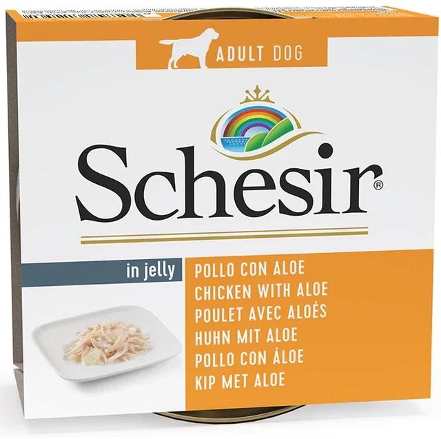 Schesir in Jelly kurczak z aloesem adult 150 g
