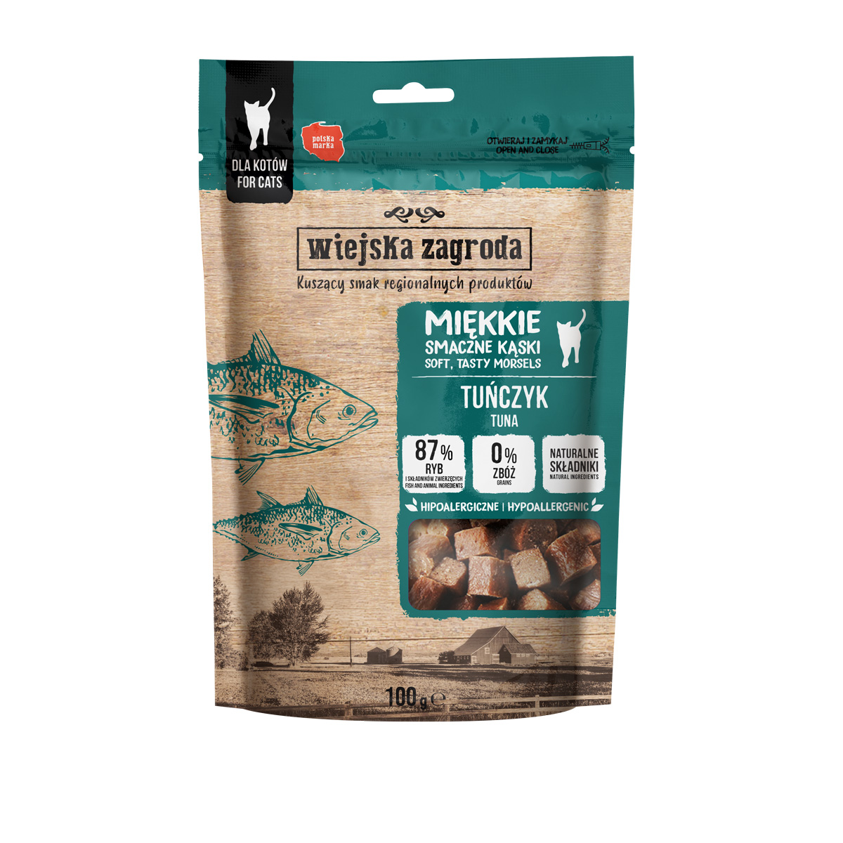 Wiejska Zagroda tuńczyk adult 100 g