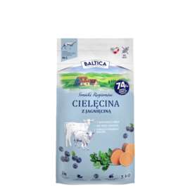 Baltica Smaki Regionów cielęcina, jagnięcina adult średnie rasy, duże rasy 3 kg