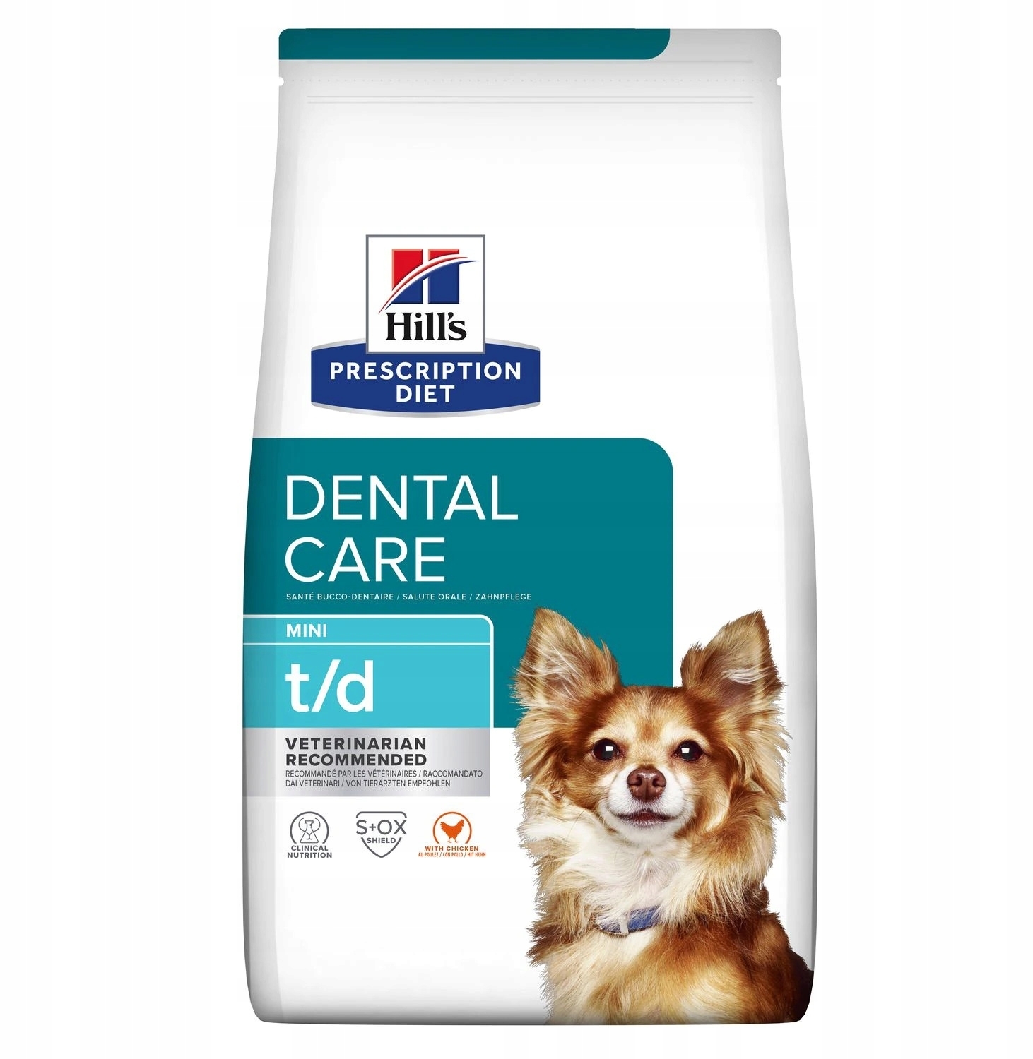 Hill's Prescription Diet t/d Dental Care kurczak adult małe rasy 3 kg