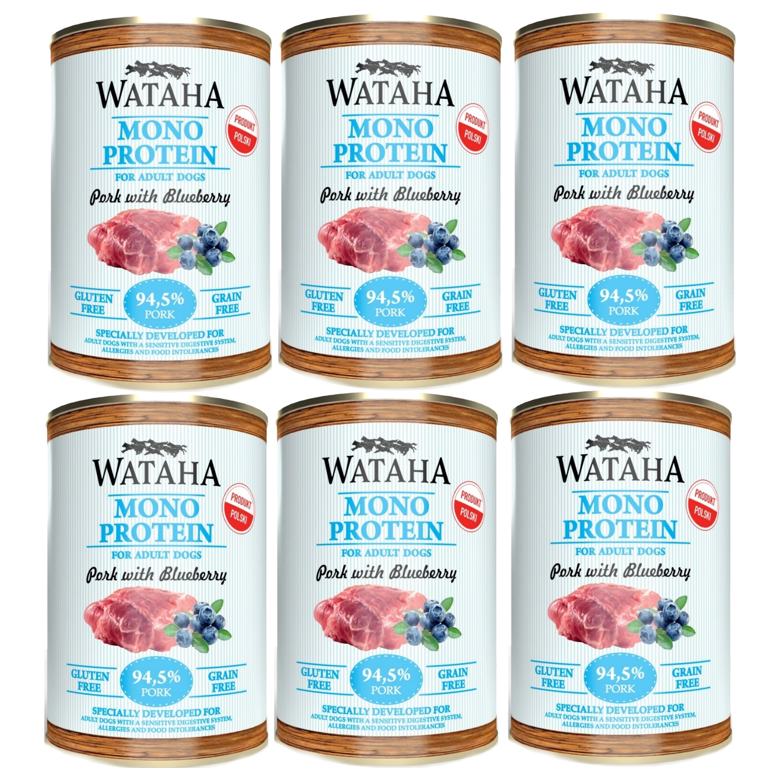 Wataha Mono wieprzowina 400 g × 6
