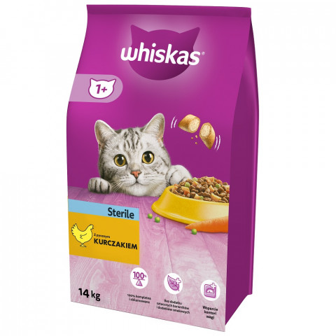 Whiskas Sterilised kurczak adult 14 kg