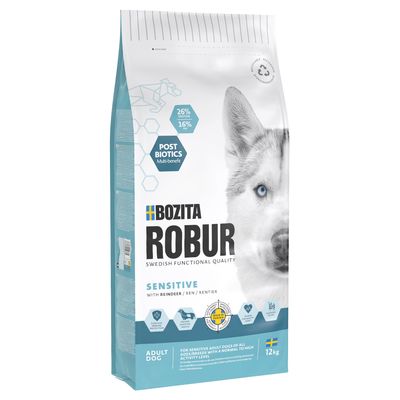 Bozita Robur Sensitive Grainfree renifer 12 kg × 2