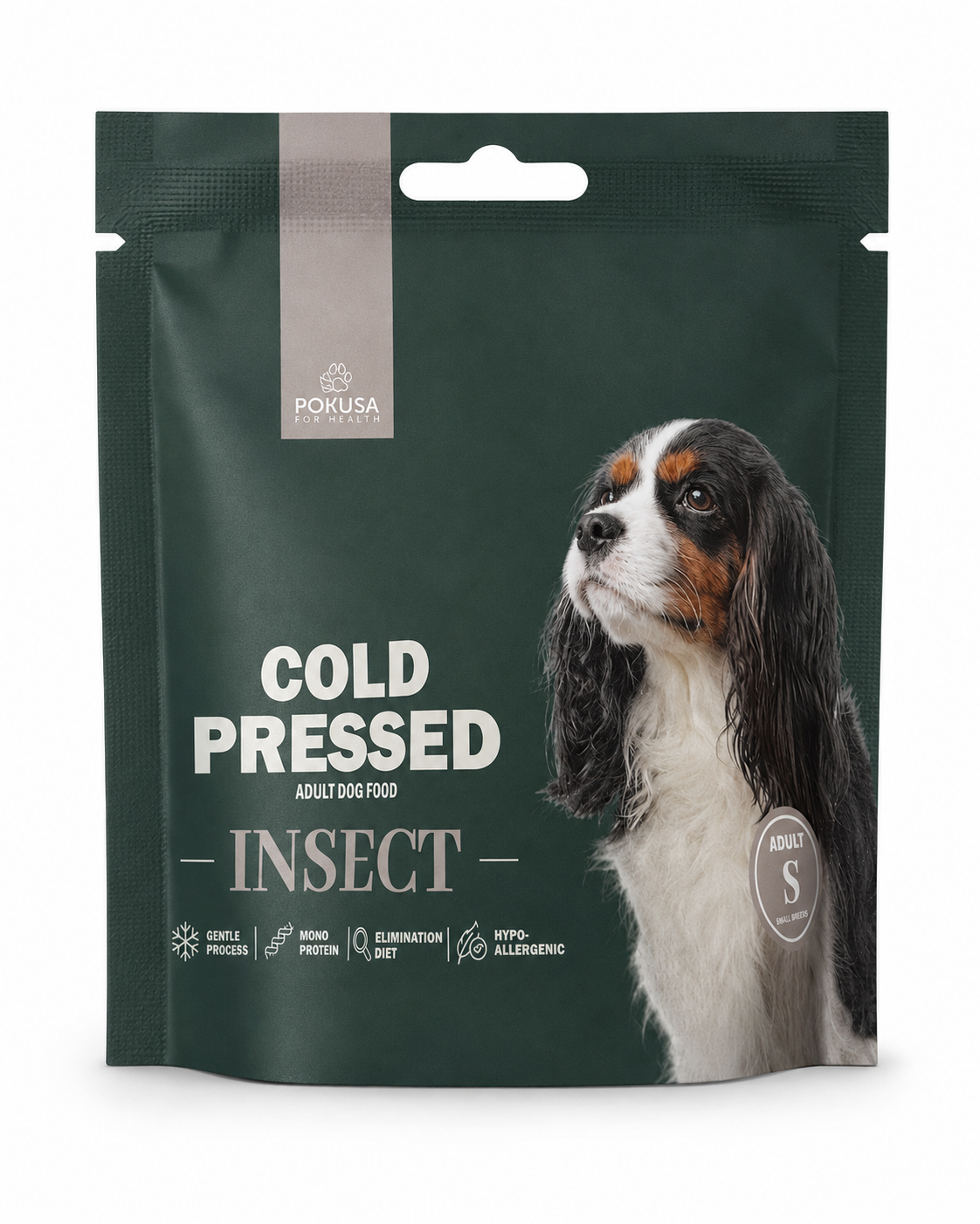 Pokusa Cold Pressed owady adult małe rasy 70 g
