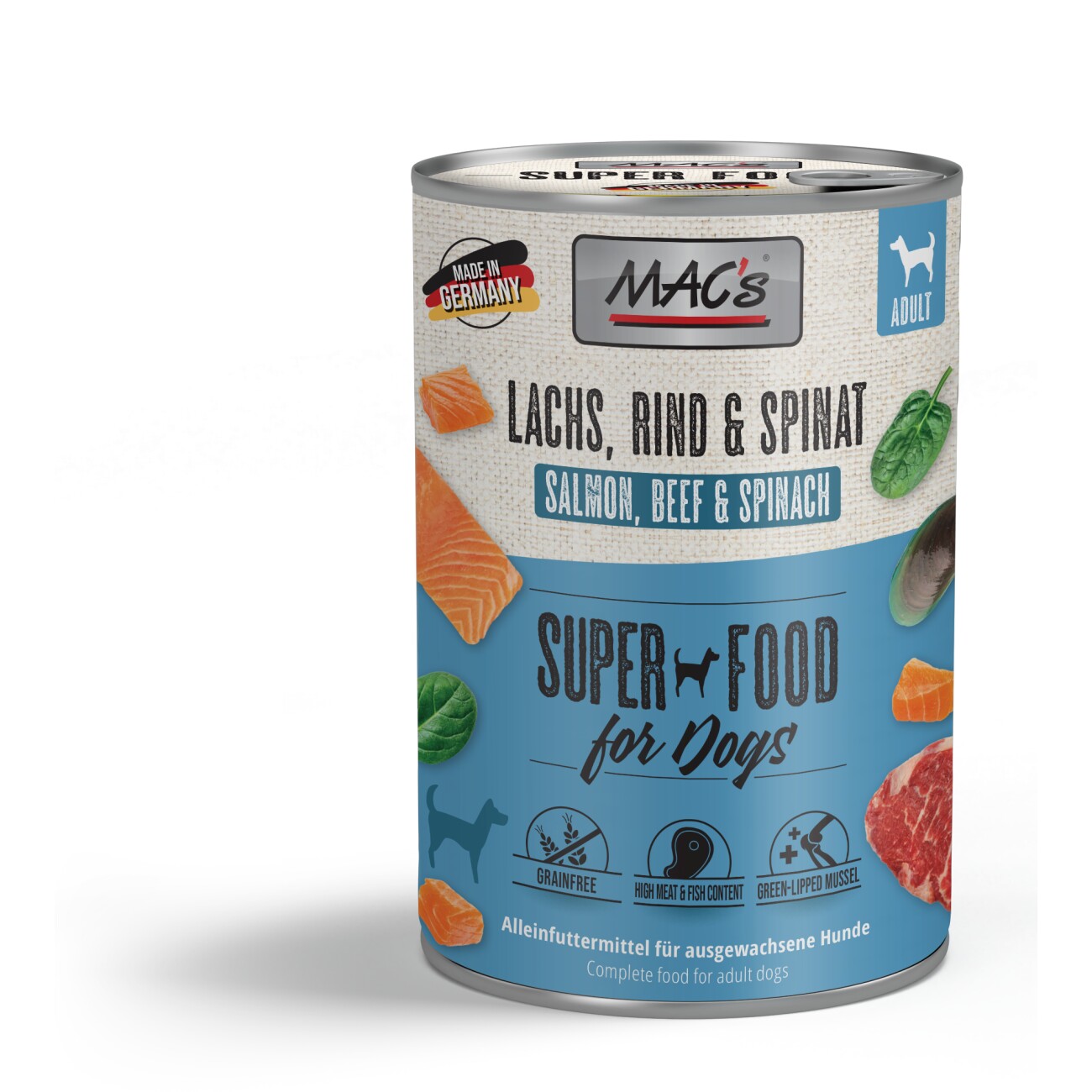 MAC's Superfood łosoś adult 400 g × 6