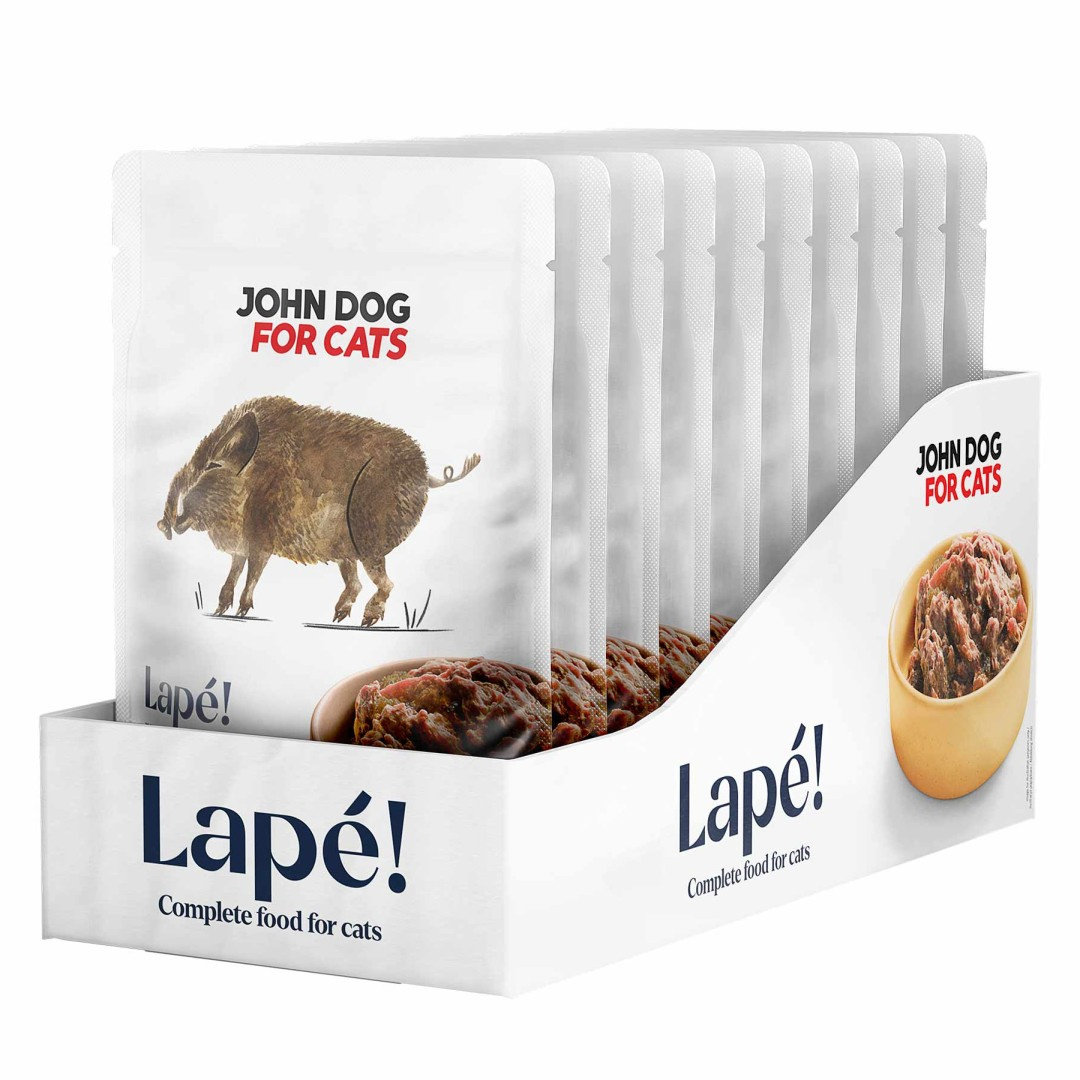 John Dog Lapé dziczyzna pasztet adult 100 g × 10