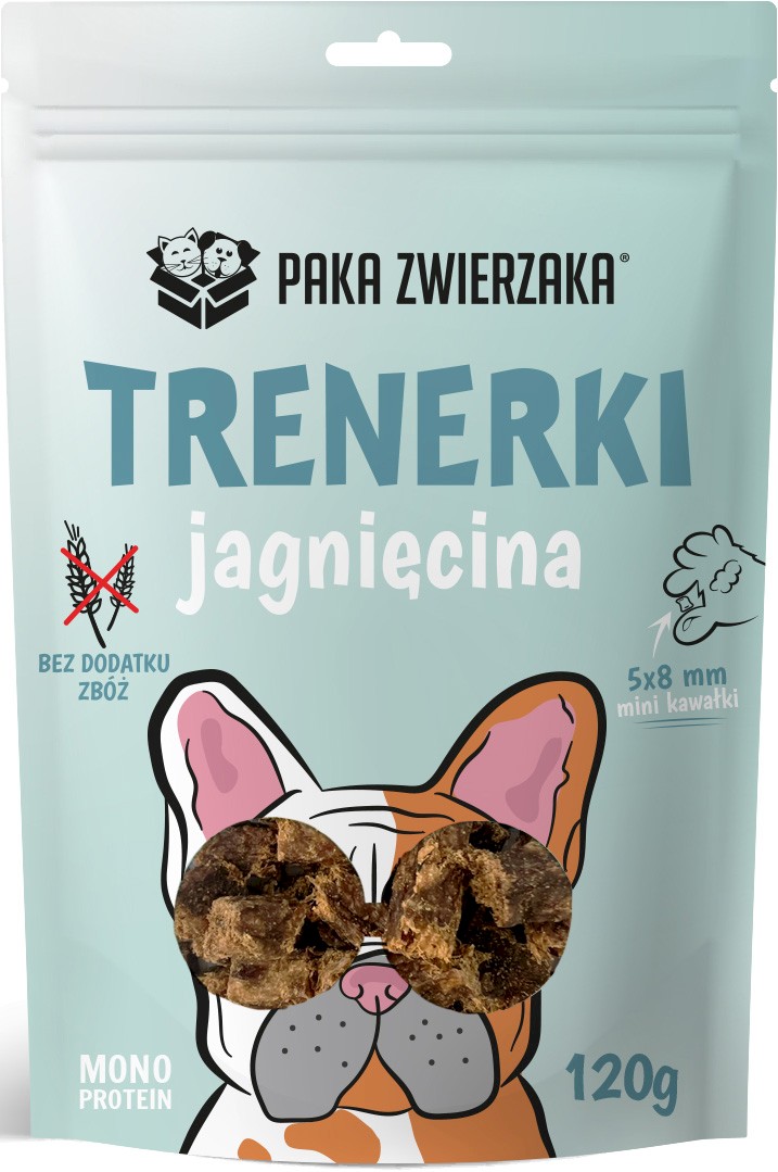 Paka Zwierzaka Trenerki jagnięcina 120 g