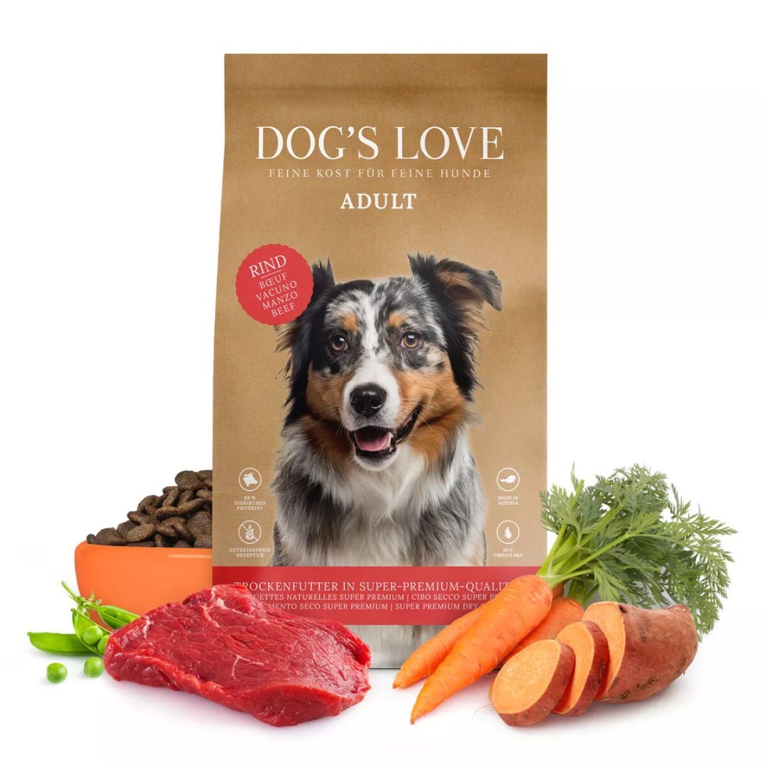 Dog's Love wołowina adult 12 kg