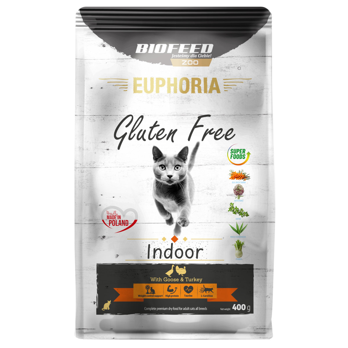 BioFeed Euphoria Indoor gęś, indyk adult 400 g