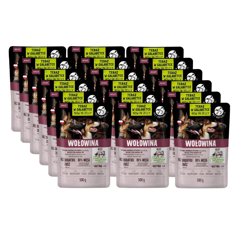 Pet Republic wołowina adult 500 g × 18