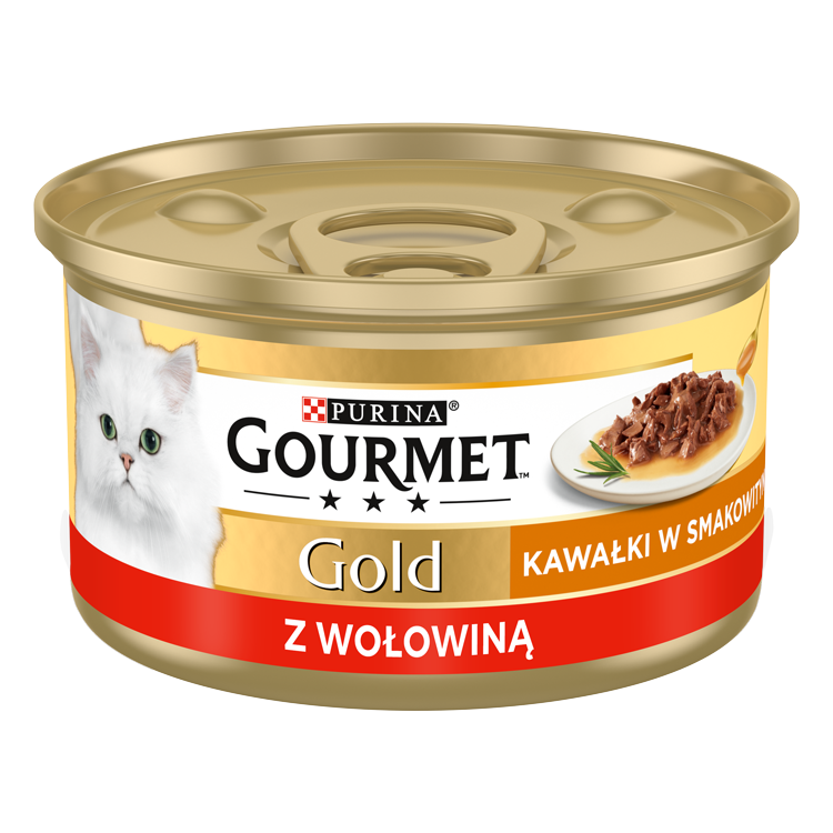 Purina Gourmet Gold wołowina w sosie adult 85 g