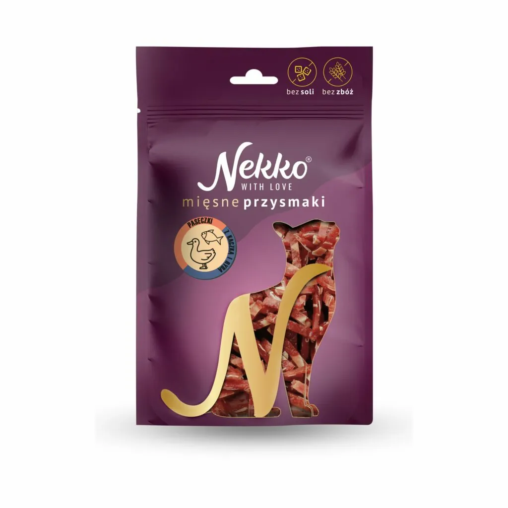 Nekko mięsne przysmaki kaczka, ryby adult 50 g
