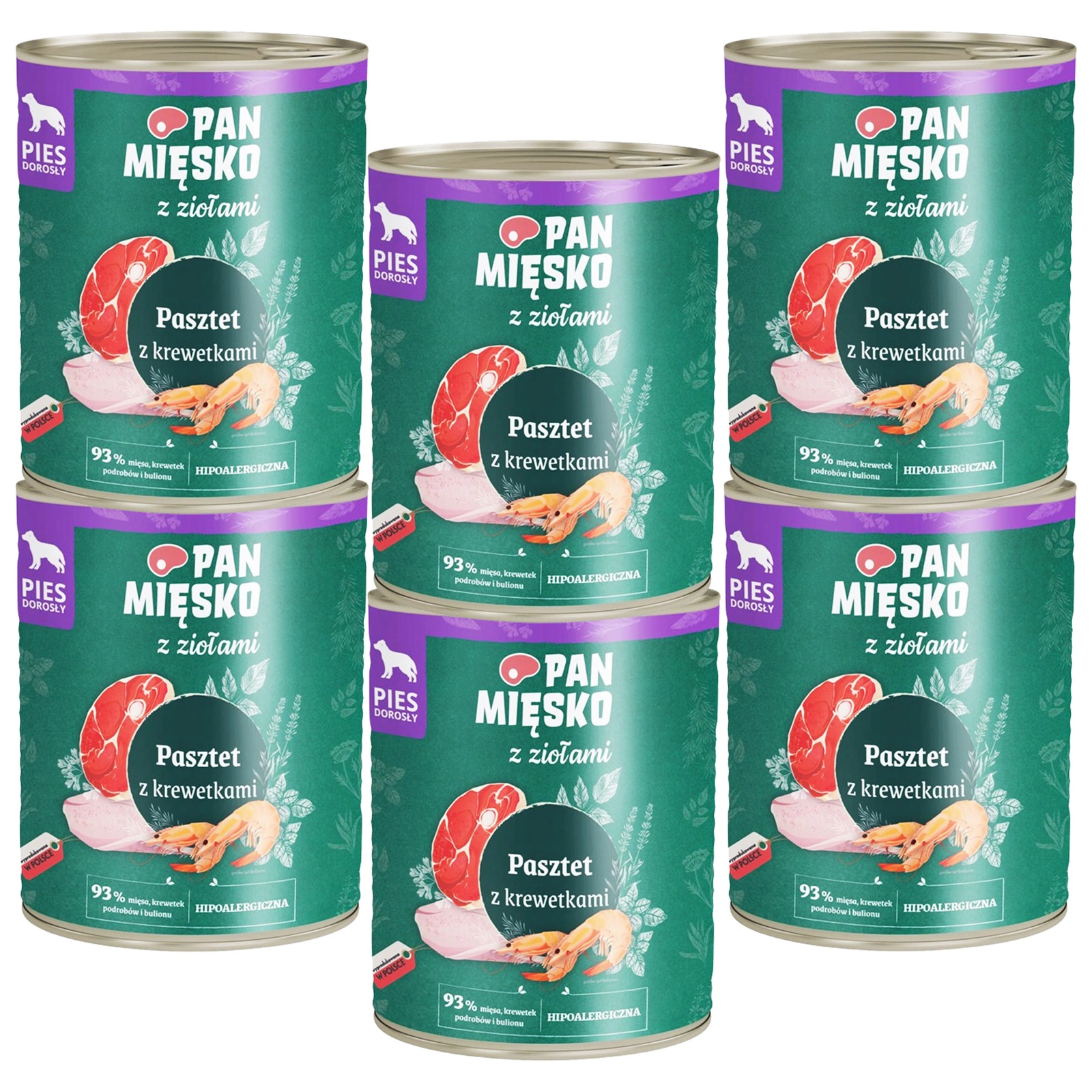 Pan Mięsko z Ziołami krewetka 800 g × 6