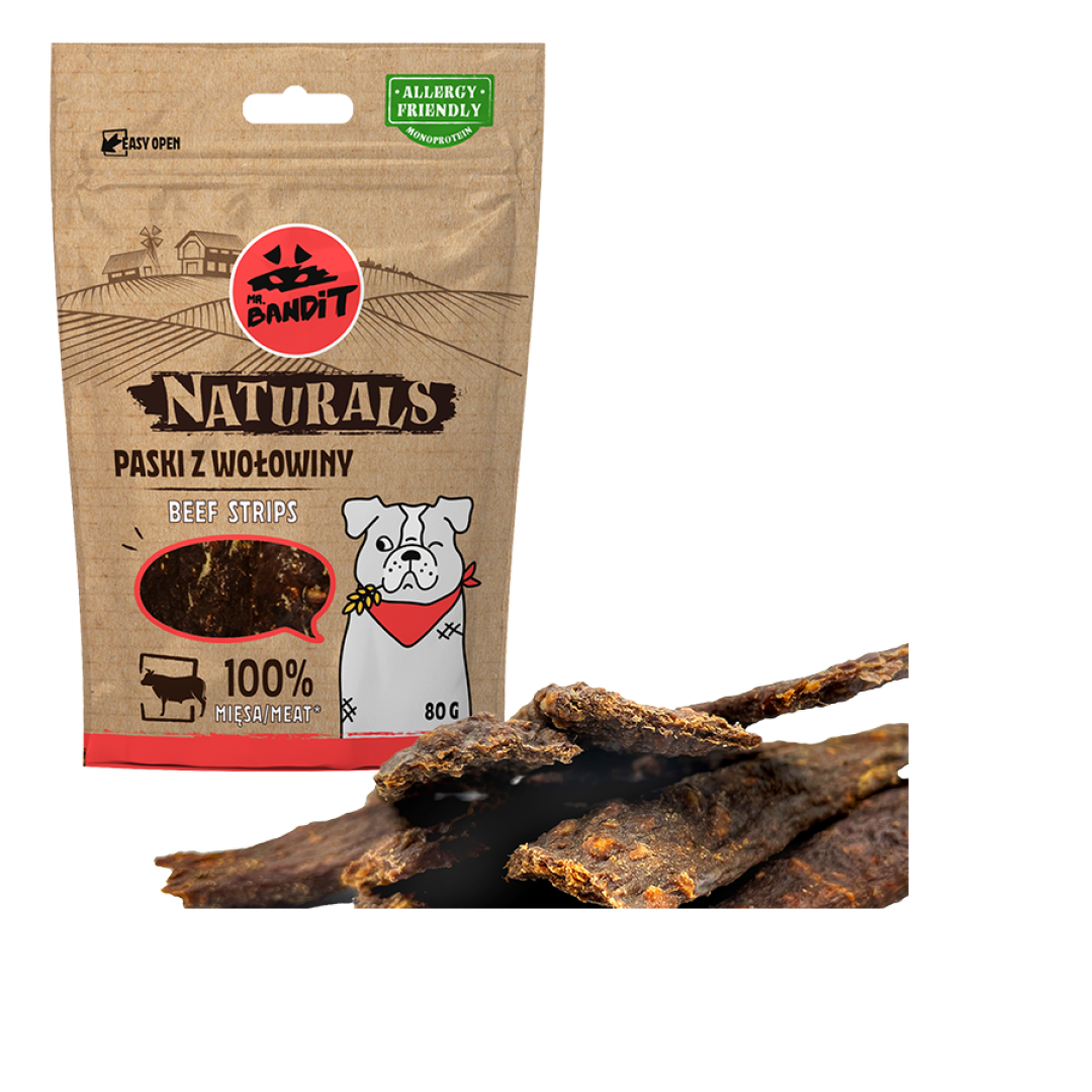 Mr. Bandit Naturals wołowina 80 g