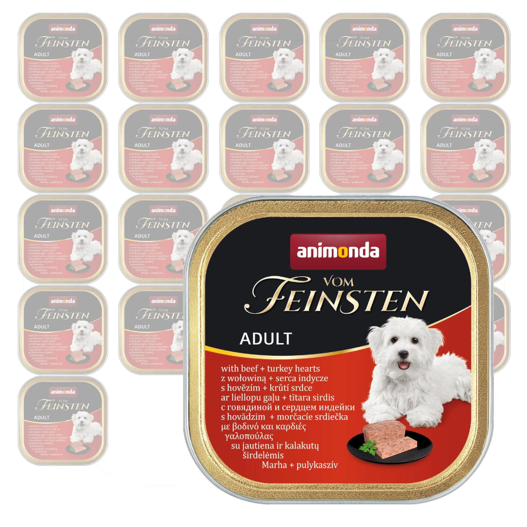 Animonda Vom Feinsten indyk, wołowina adult 150 g × 22