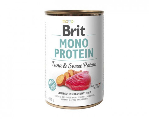 Brit Mono Protein tuńczyk z batatem 400 g