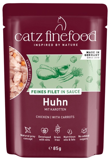 Catz Finefood Feines Filet kurczak z marchewką w sosie adult 85 g