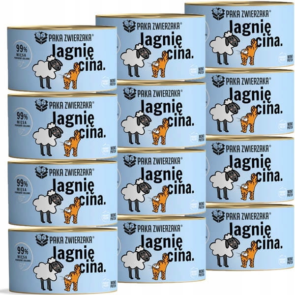Paka Zwierzaka jagnięcina w galaretce 200 g × 12