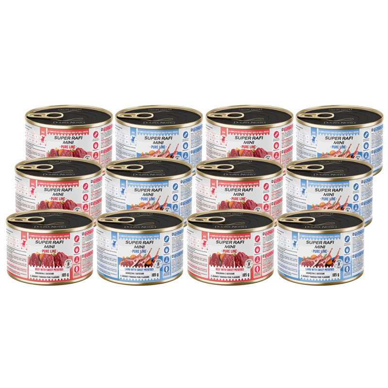 Rafi Pure Line adult małe rasy 185 g × 12