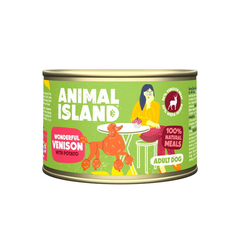 Animal Island jeleń z ziemniakiem adult 410 g