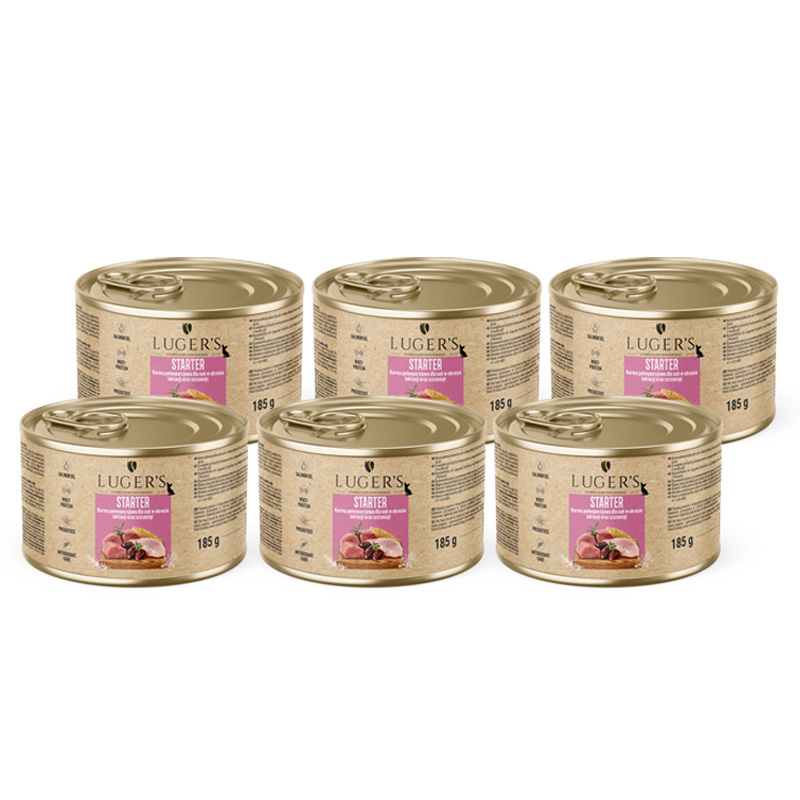 Luger's Starter puppy 185 g × 6
