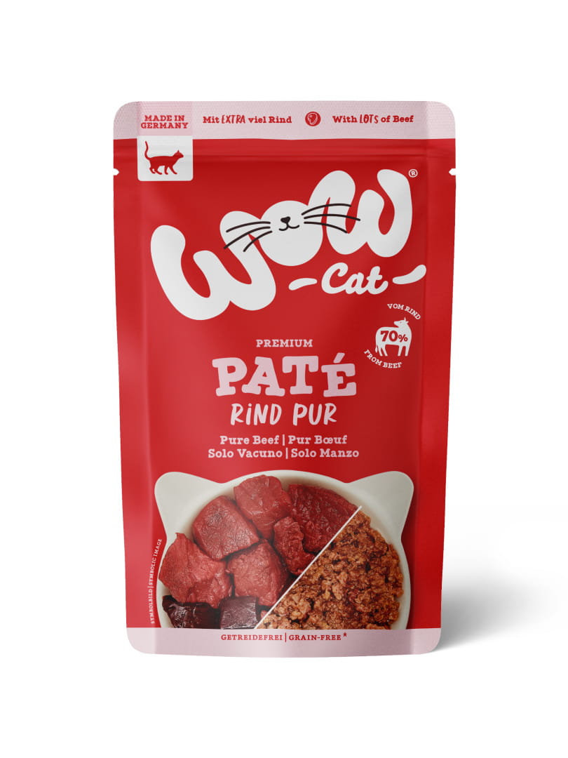WOW Cat wołowina pasztet adult 125 g