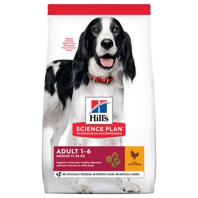 Hill's Science Plan kurczak adult średnie rasy 14 kg × 2