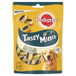 Pedigree Tasty Minis ser, wołowina 140 g × 6