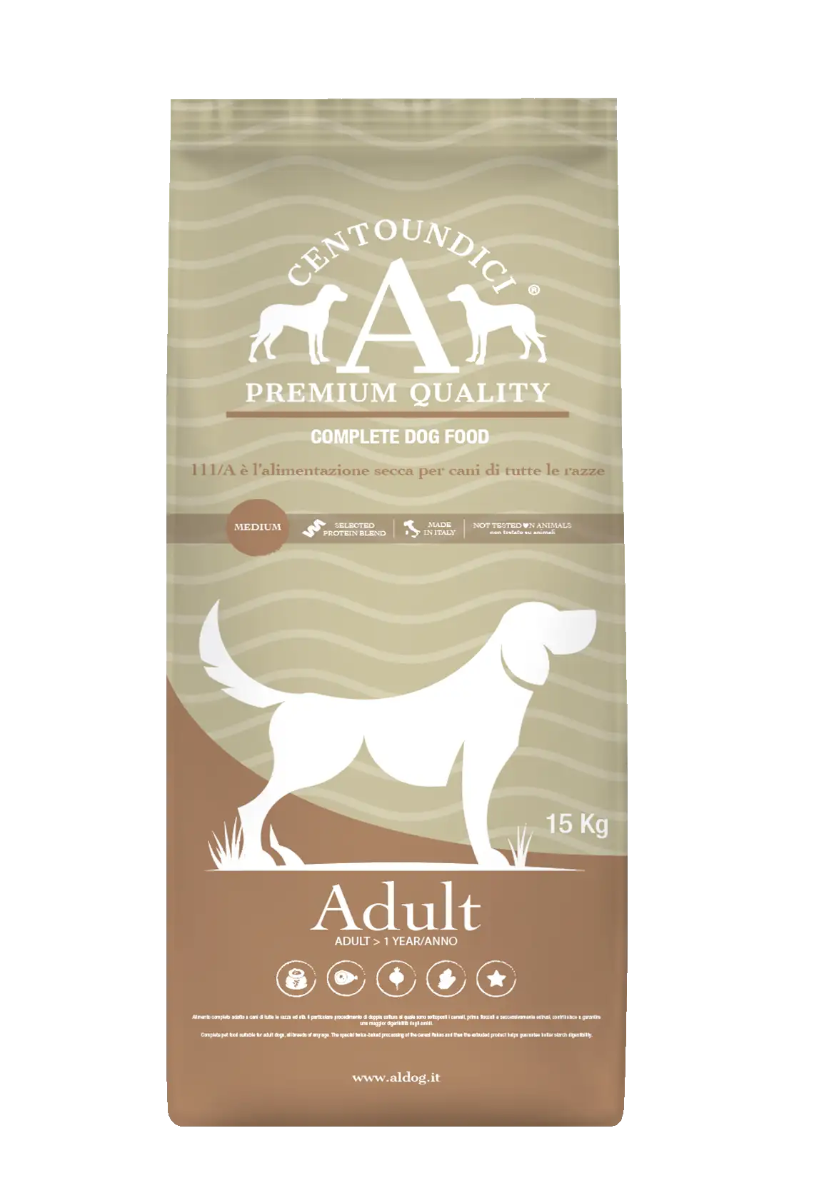 Aldog Premium Quality kurczak, wieprzowina adult 15 kg
