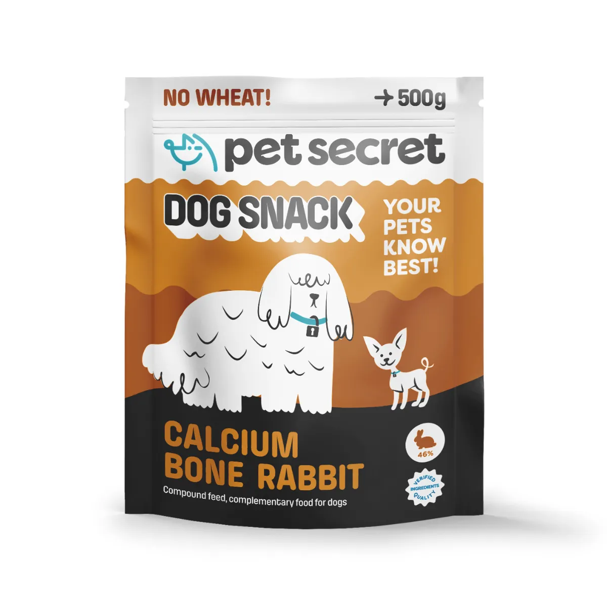 Pet Secret kostki z wapniem i mięsem z królika 500 g