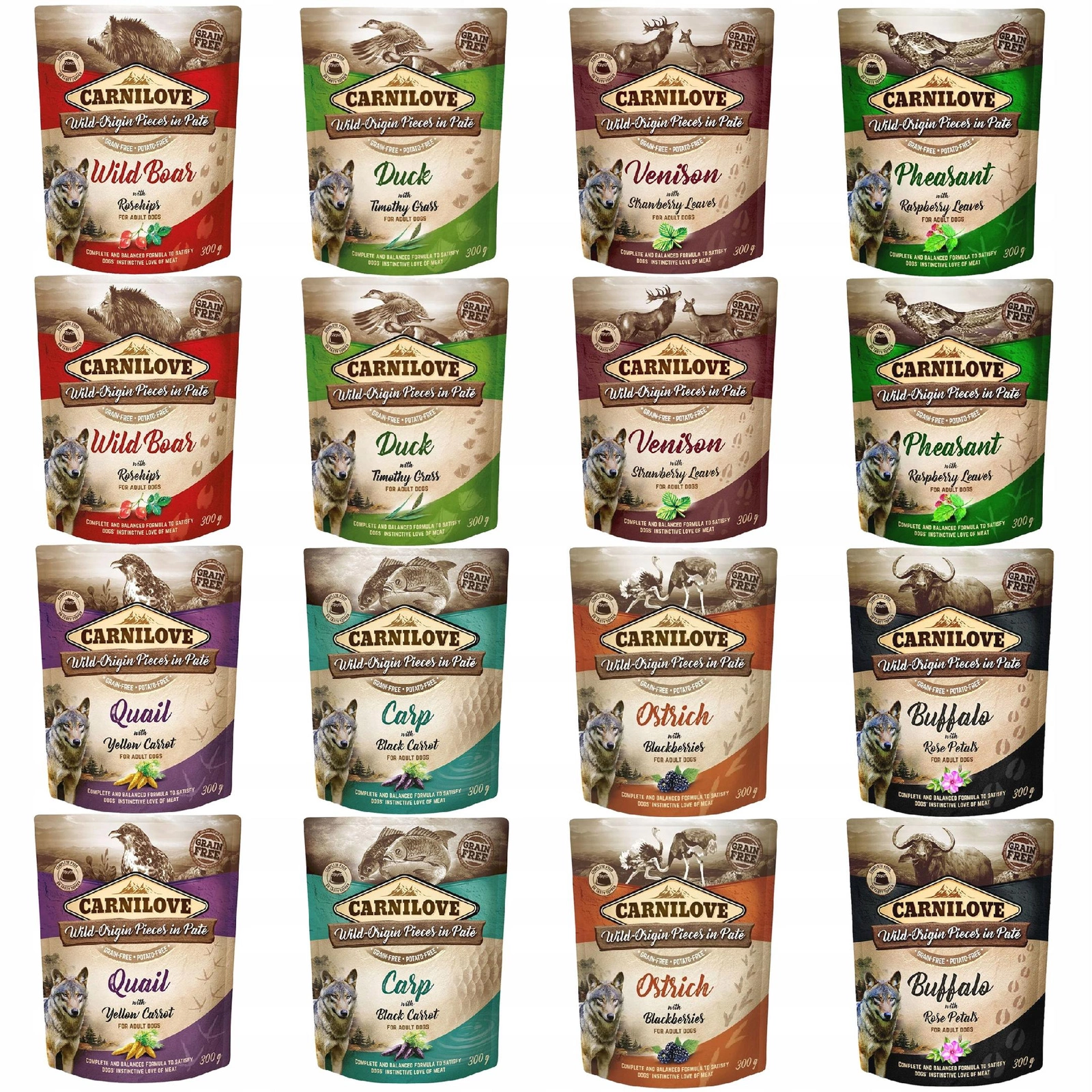 Carnilove mix adult 300 g × 16